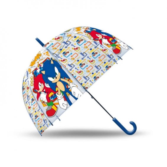 Sonic Paraguas Transparente Campana 46 cm