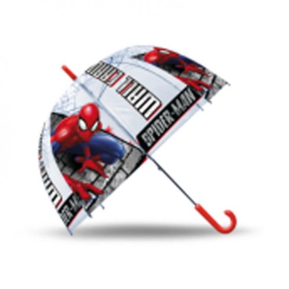 Spider-Man Paraguas Transparente Campana 46 cm