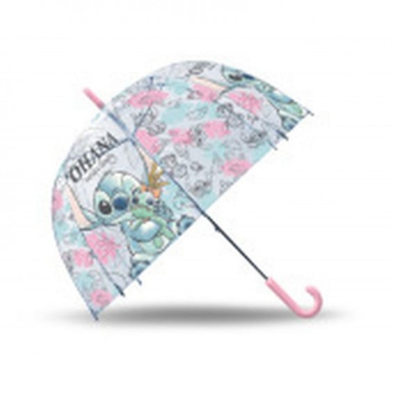 Stitch Paraguas Transparente Campana 46 cm