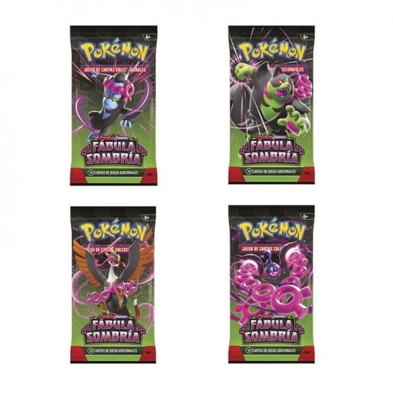 Pokémon Q3 Lote de Paquete de Mejora con 6 Sobres