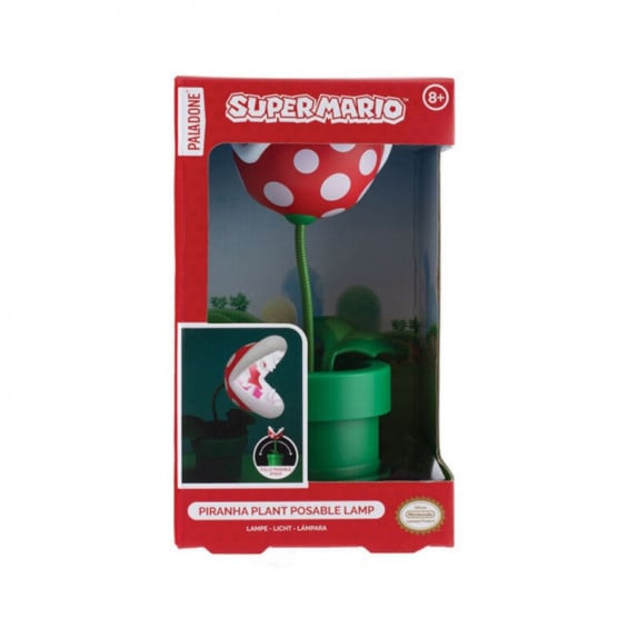 Super Mario Lámpara Planta Piraña