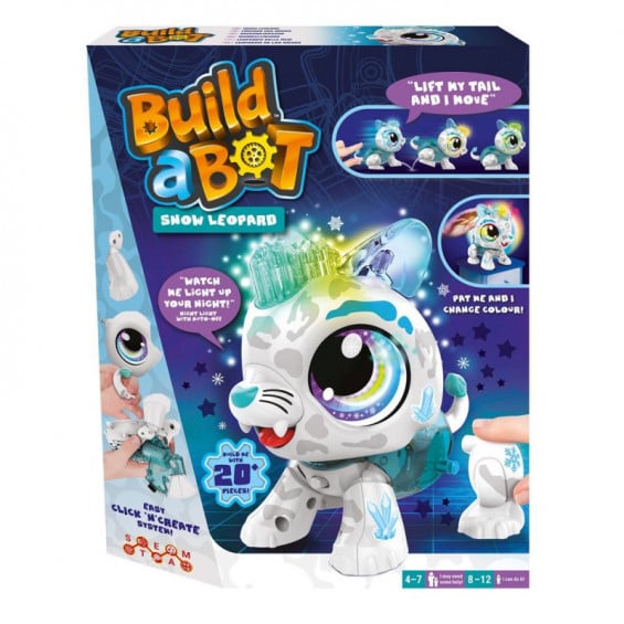 Build a Bot Light Snow Leopard