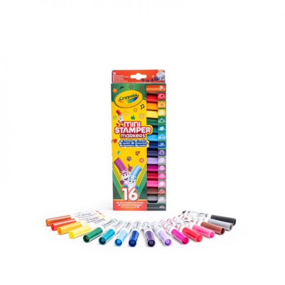 Crayola 16 Rotuladores Estampadores Lavables