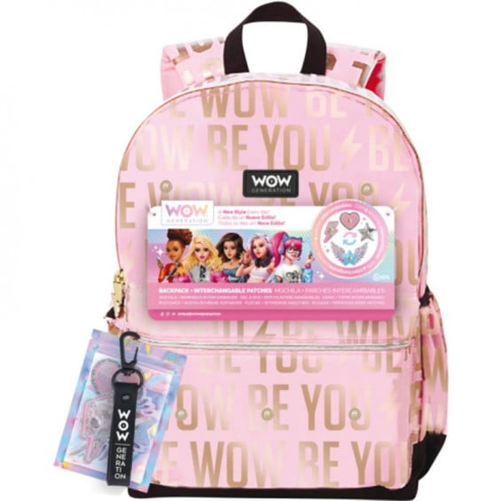 Wow Generation Mochila con Parches Intercambiables 42 cm