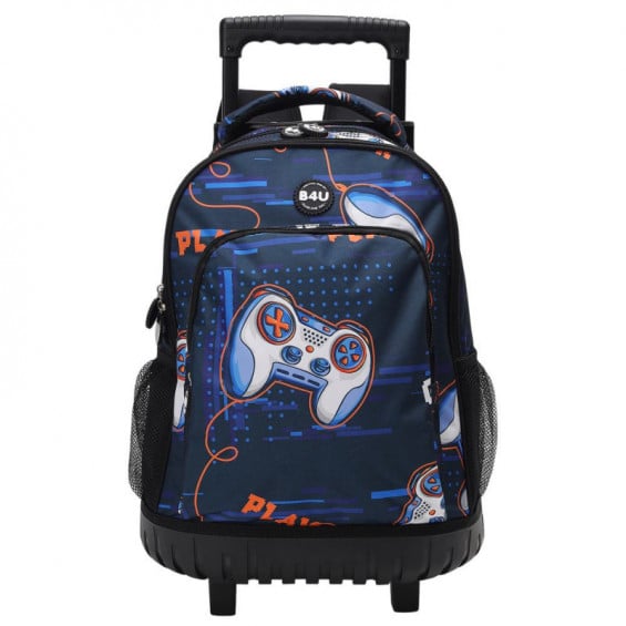 Mochila Juvenil con Carro Game Over 44 cm