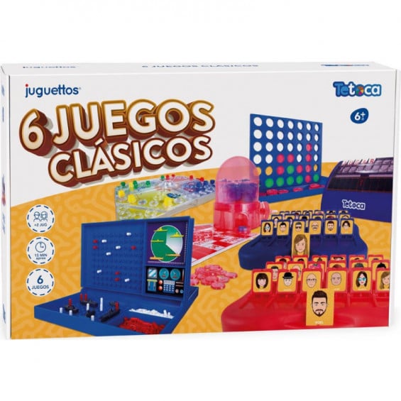 Tetoca 6 Juegos Clásicos