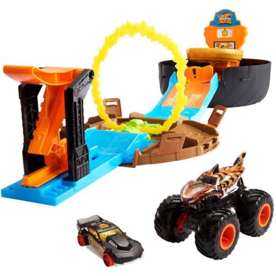 Hot Wheels Monster Trucks Rueda de Acrobacias