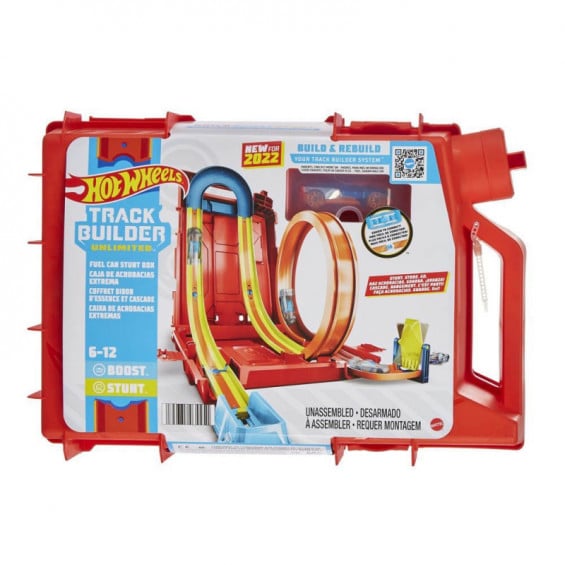 Hot Wheels Track Builder Bidón de Acrobacias