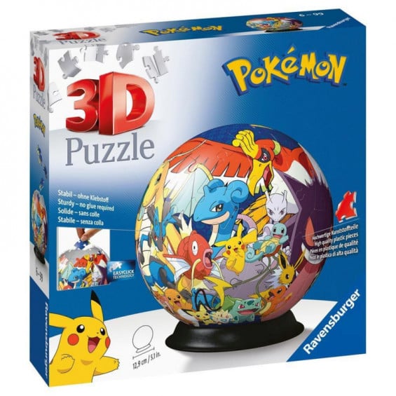 Ravensburger Puzzle 3D 72 Piezas Pokémon Poke Ball