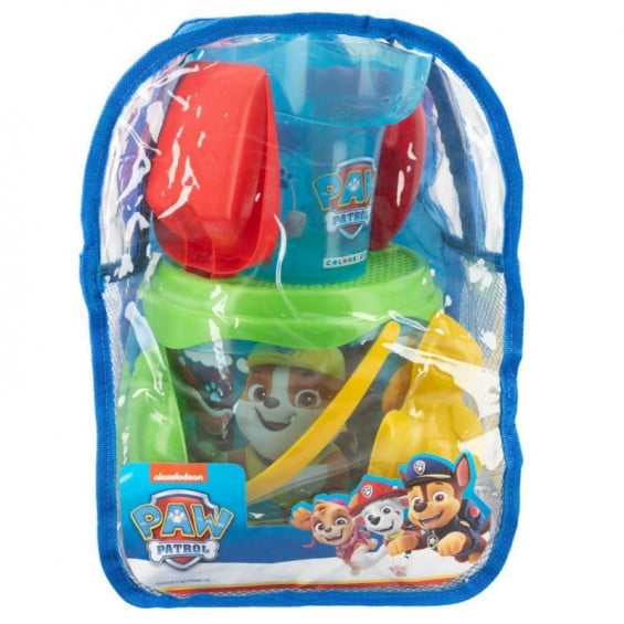 Paw Patrol  Mochila con Cubo y Accesorios de Playa