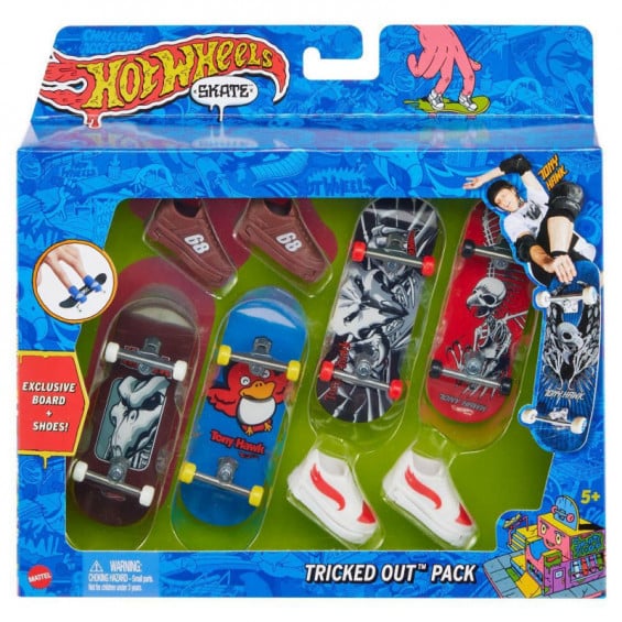 Hot Wheels Skate Pack de 4 Varios Modelos