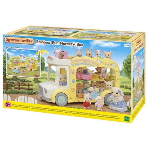 Sylvanian Families Autobús Arcoíris De La Guardería