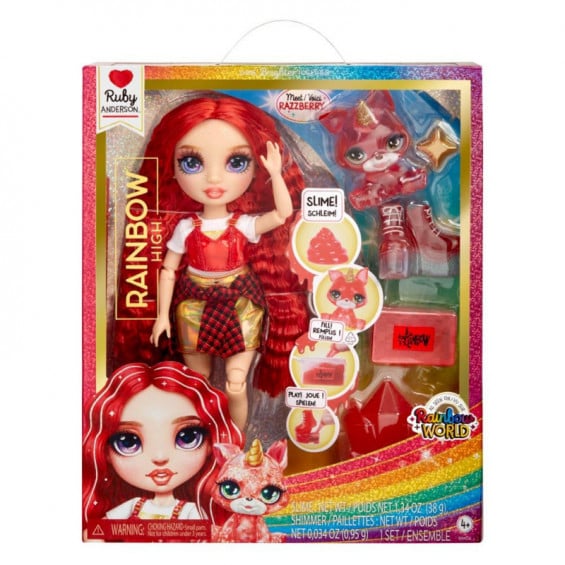 Rainbow High Muñeca Rainbow World Ruby Red MGA