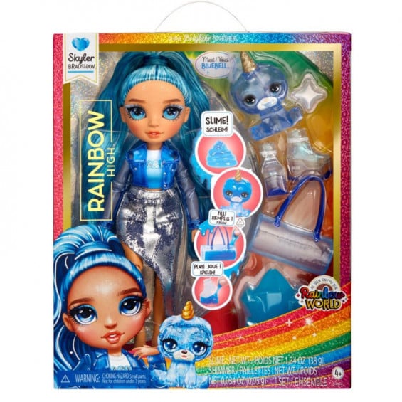 Rainbow High Muñeca Rainbow World Skyler Blue MGA