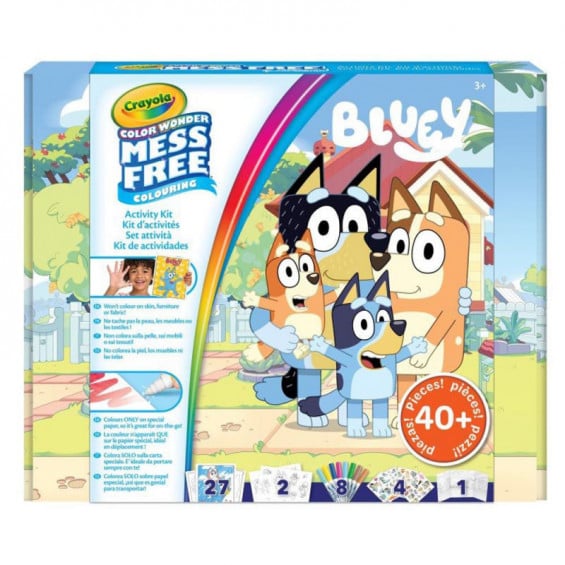 Crayola Colorea Sin Manchas Súper Set Bluey