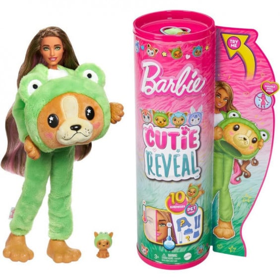 Barbie Cutie Reveal Serie Disfraces Perro Rana