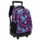 Mochila Juvenil con Carro Hearts 44 cm