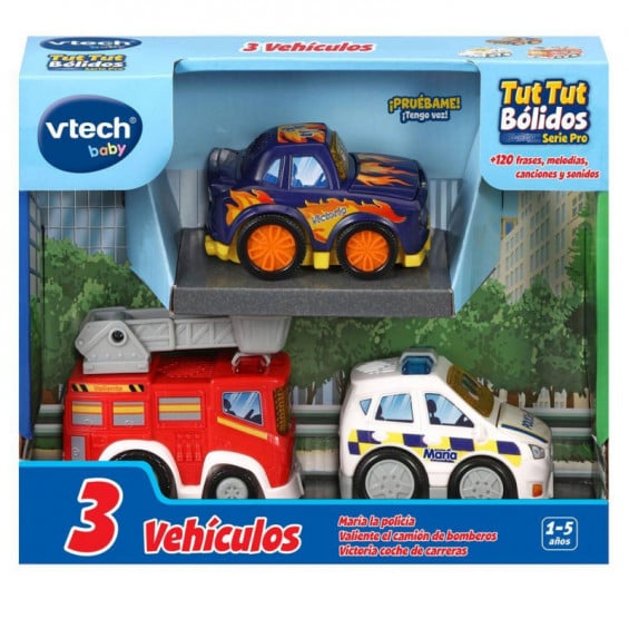 Vtech Baby Tut Tut Bólidos 3 Vehículos