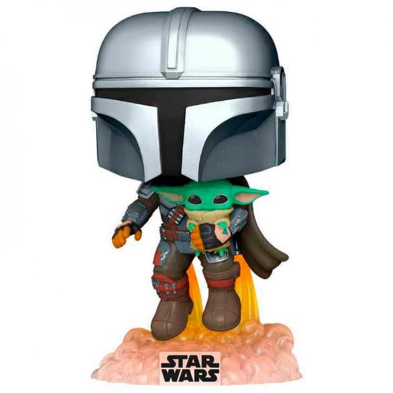 Funko Pop! Star Wars Figura de Vinilo The Mandalorian con The Child