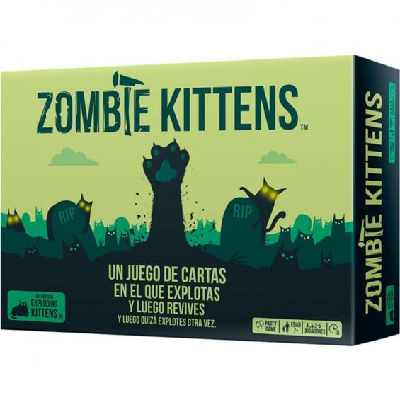 Asmodee Zombie Kitens Juego de Mesa