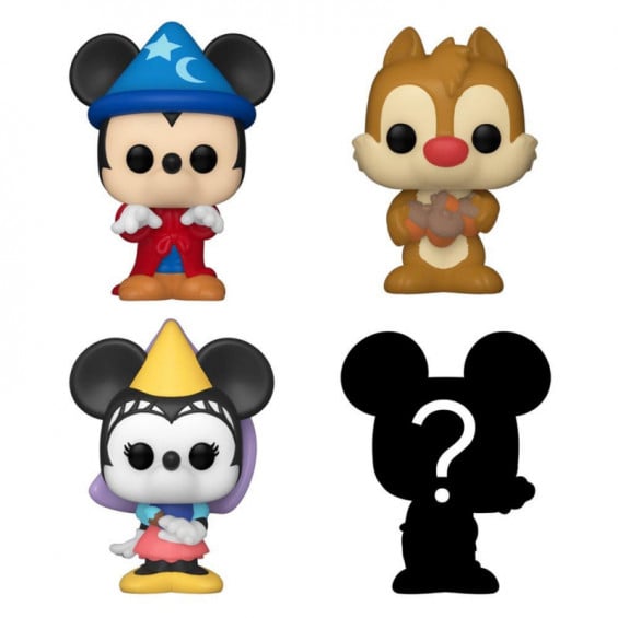 Funko Bitty Pop! Disney Pack 4 Figuras De Vinilo Serie 3 Varios Modelos