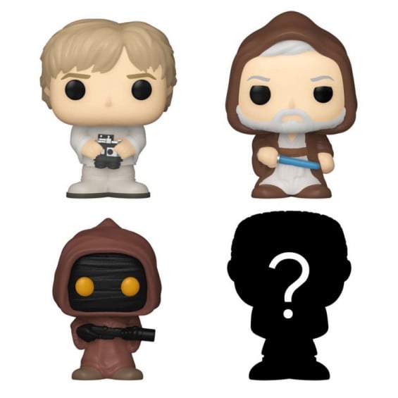 Funko Bitty Pop! Star Wars Pack 4 Figuras De Vinilo Serie 1 Varios Modelos