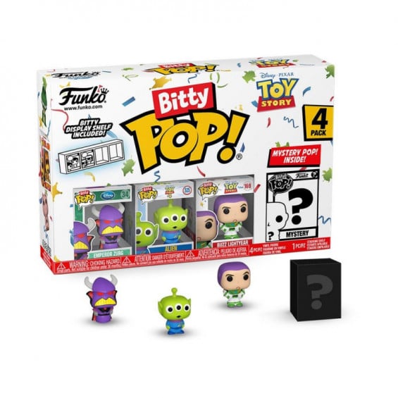 Funko Bitty Pop! Toy Story Pack 4 Figuras De Vinilo Zurg Varios Modelos