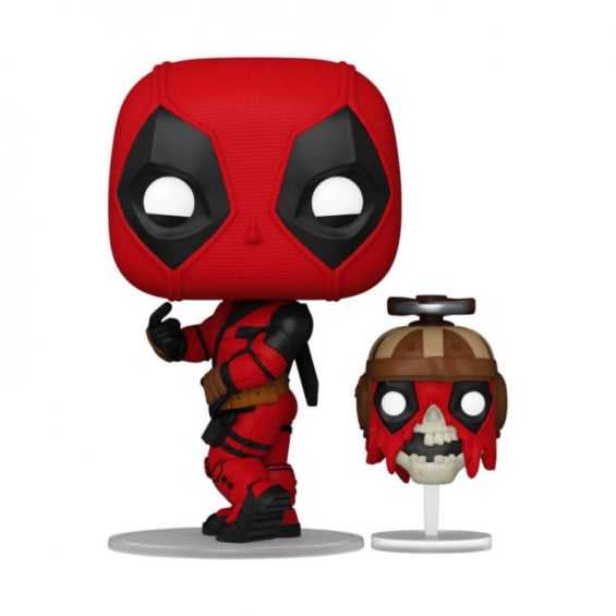 Funko Pop! Deadpool Wolverine Figura de Vinilo Deadpool con Cabeza Voladora