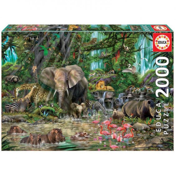 Puzzle 2000 Piezas Jungla Africana