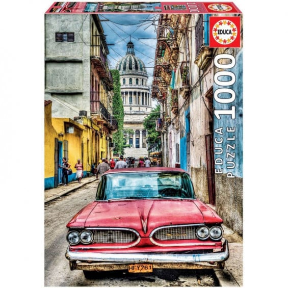 Puzzle 1000 Piezas Coche en la Habana