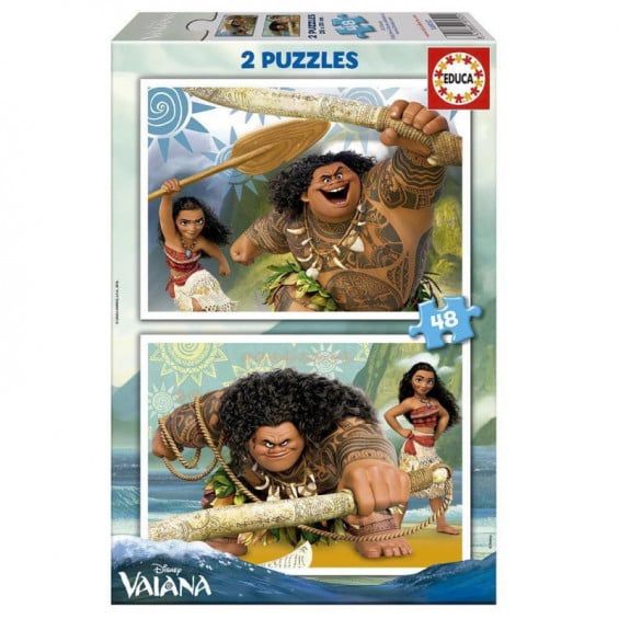 Educa Puzzle 2 x 48 Piezas Vaiana