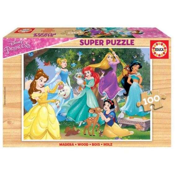 Puzzle Madera 100 Piezas Disney Princess