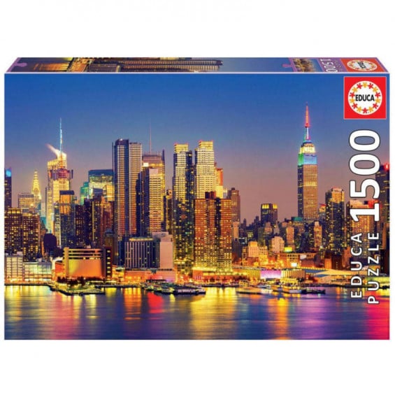 Puzzle 1500 Piezas Manhattan de Noche