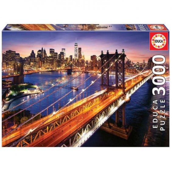 Puzzle 3000 Piezas Manhattan Al Atardecer