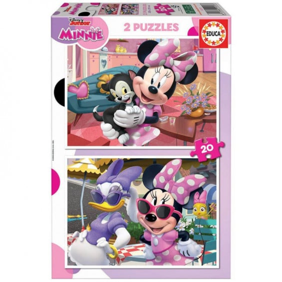 Puzzle 2 x 20 Piezas Minnie