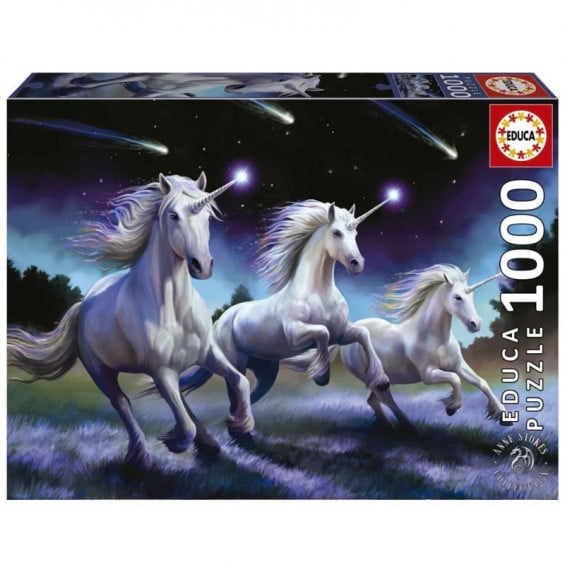 Educa Puzzle 1000 Piezas Unicornios Anne Stokes