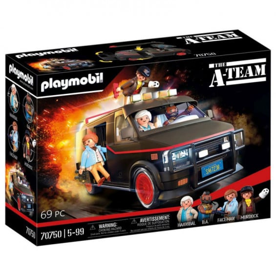 PLAYMOBIL The A-Team Furgoneta del Equipo A - 70750