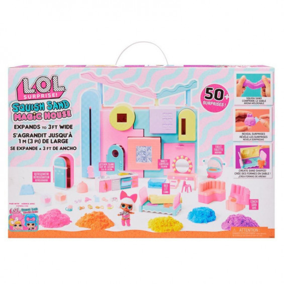 L.O.L. Surprise! Squish Sand Magic House MGA