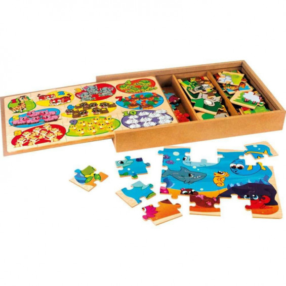 Nenittos 4 Puzzles de Madera