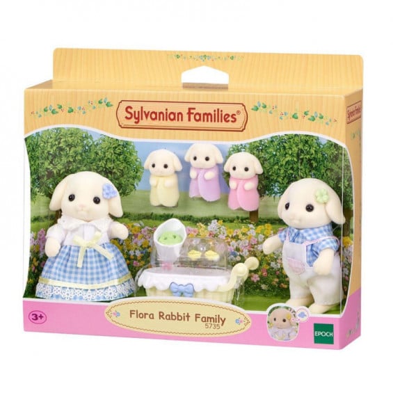 Sylvanian Families Familia Conejo Flor