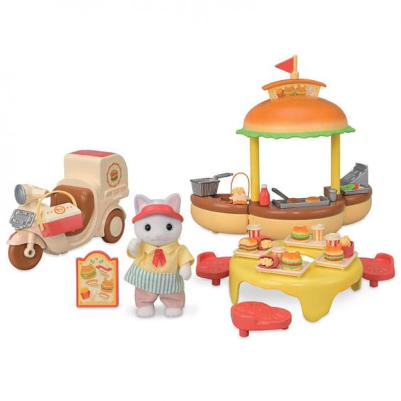 Sylvanian Families Puesto de Hamburguesas