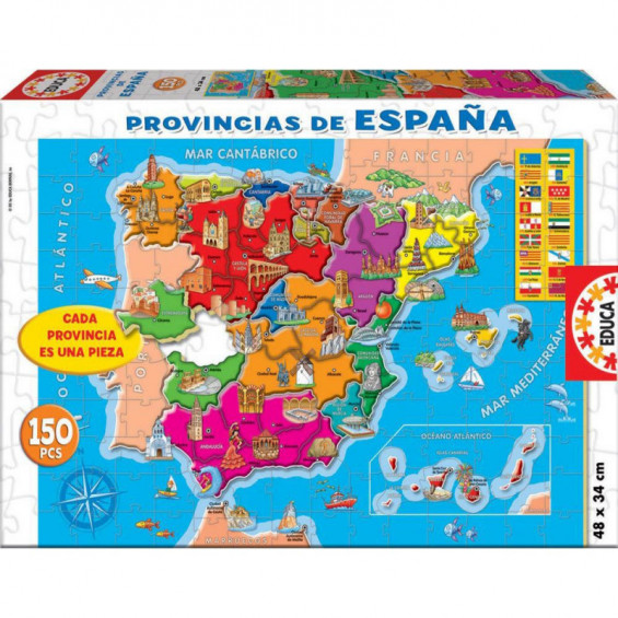 Educa Puzzle 150 Piezas Mapa de España - 14870