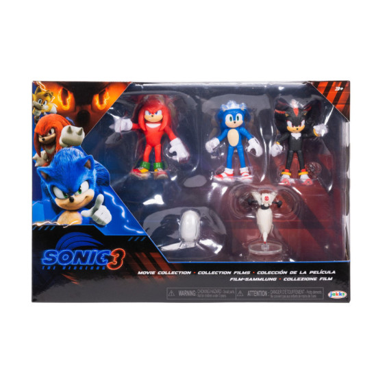 Sonic 3 The Hedgehog Colección de la Película Multipack  6 Figuras