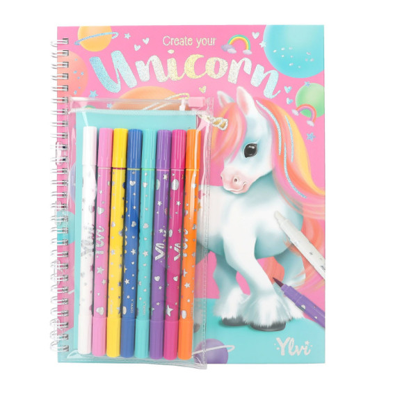 Ylvi Libro de Colorear con Rotuladores de Punta Doble