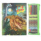 Dino World Libro de Colorear con Lápices
