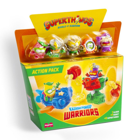 Superthings Kazoom Power Warriors Action Pack Varios Modelos