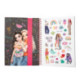 TOPModel Neon Doodle Book Cuaderno para Colorear con Rotuladores de Gel