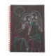 TOPModel Neon Doodle Book Cuaderno para Colorear con Rotuladores de Gel