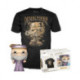 Funko Pop! & Tee Movies Harry Potter Pack Figura de Vinilo Dumbledore y Camiseta Talla XL