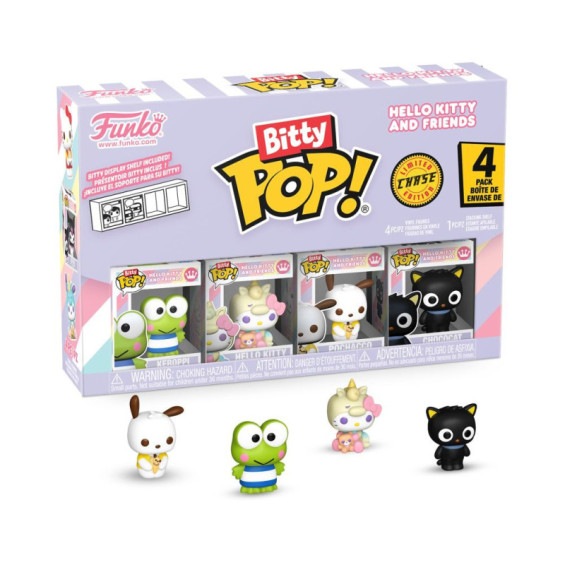 Funko Bitty Pop! Hello Kitty and Friends Pack 4 Figuras de Vinilo Varios Modelos